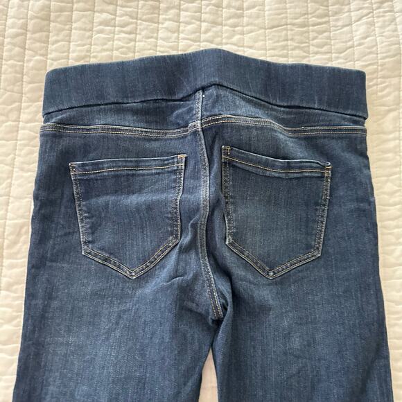 Liverpool Jeans Womens 4/27 Denim Legging Mid Rise Stretch Pull On Dark Wash - Picture 5 of 15